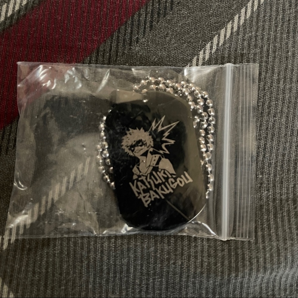 My Hero Academia Katsuki Bakugo Dogtag Necklace
